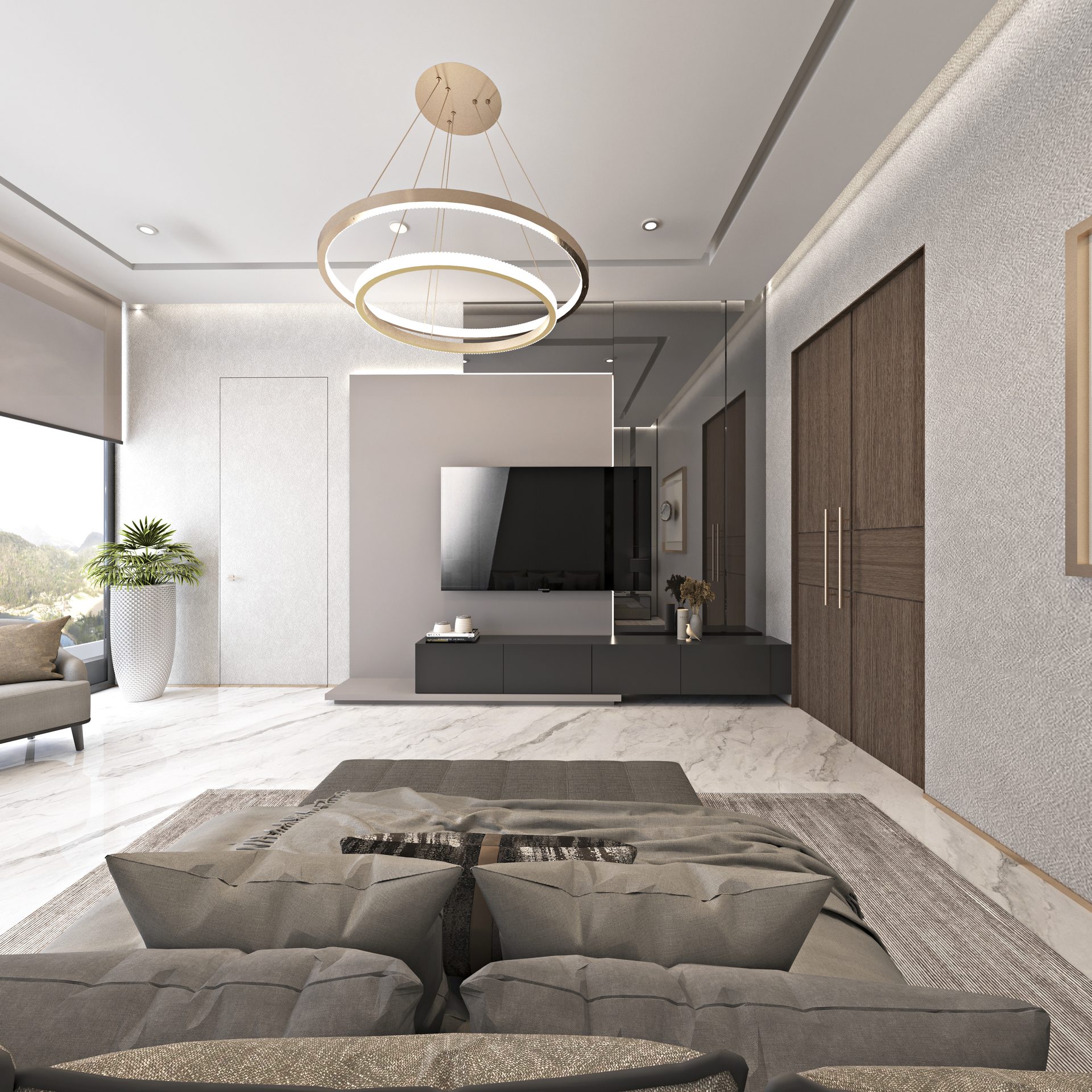 Recámara principal — Residencia Marfil