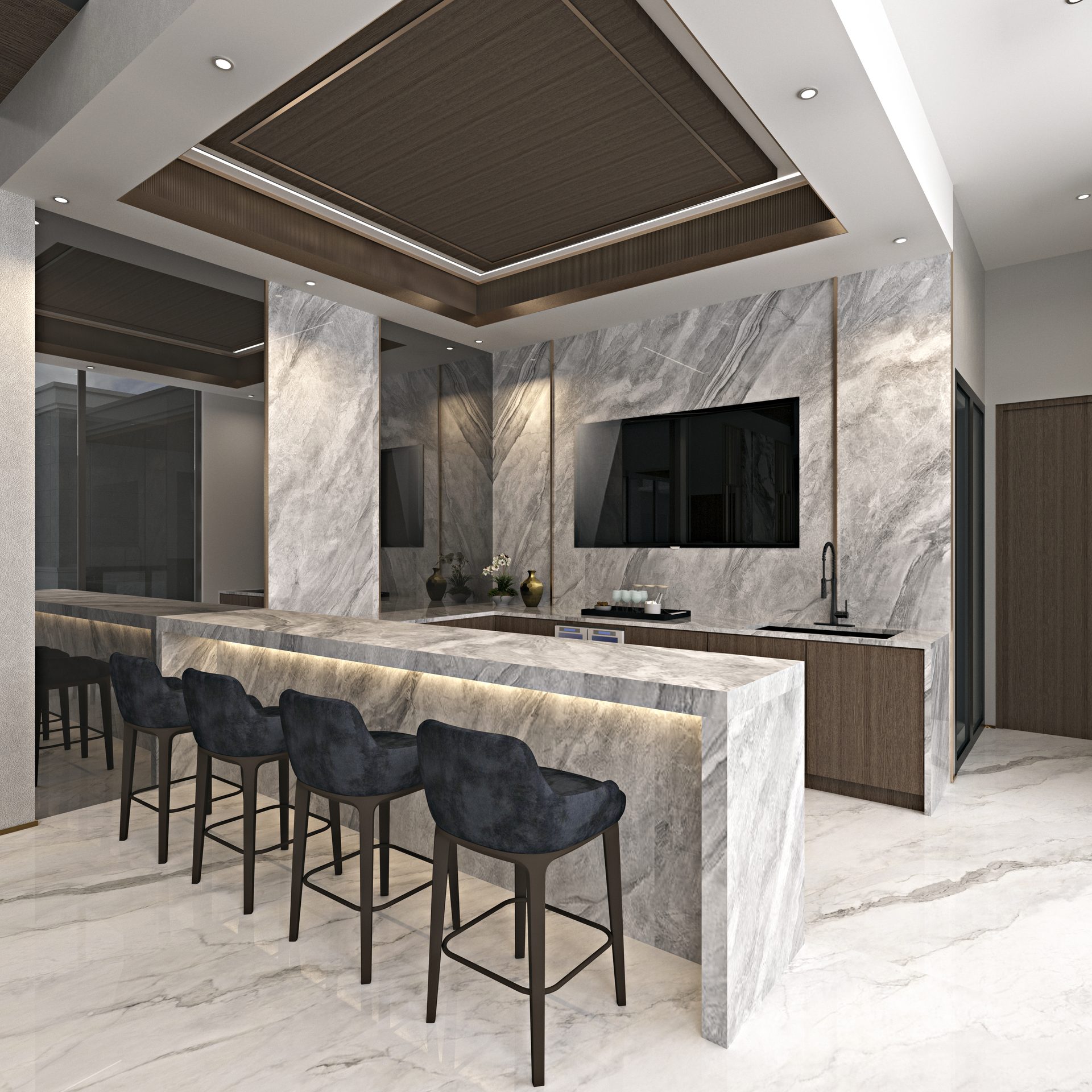 Bar — Residencia Ónix