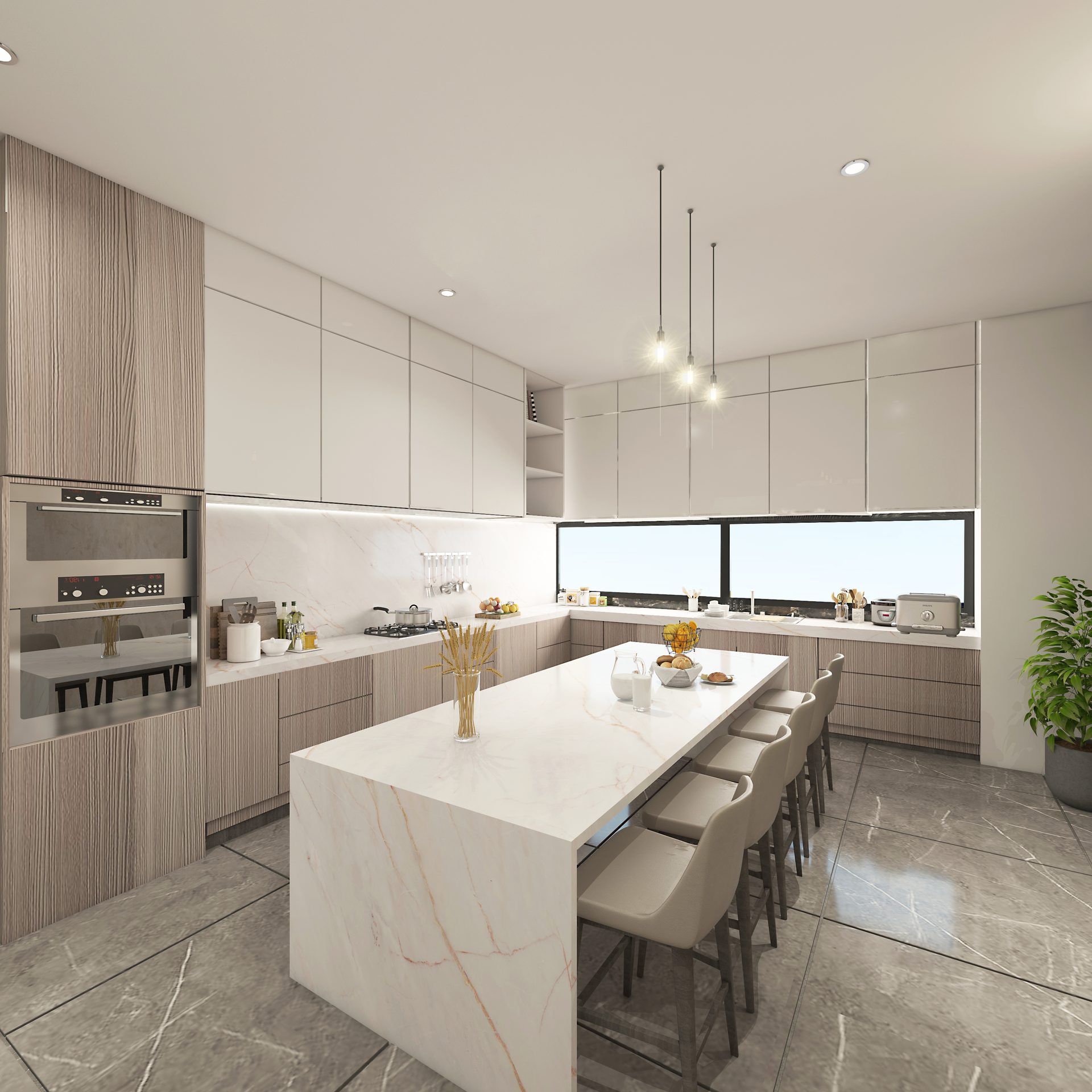 Cocina — Residencia Ónix
