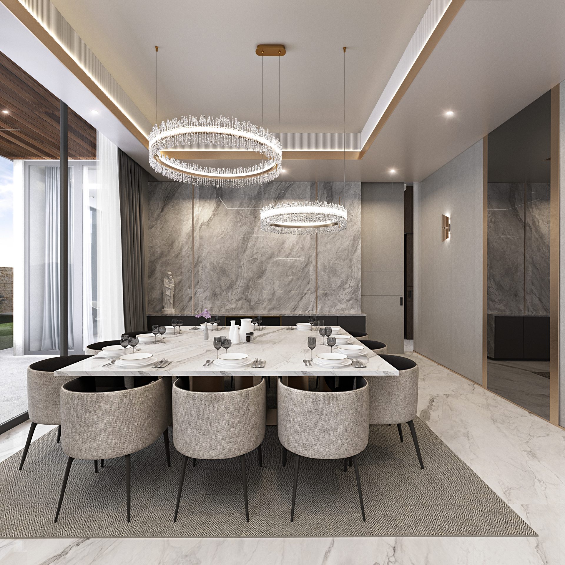 Antecomedor — Residencia Ópalo