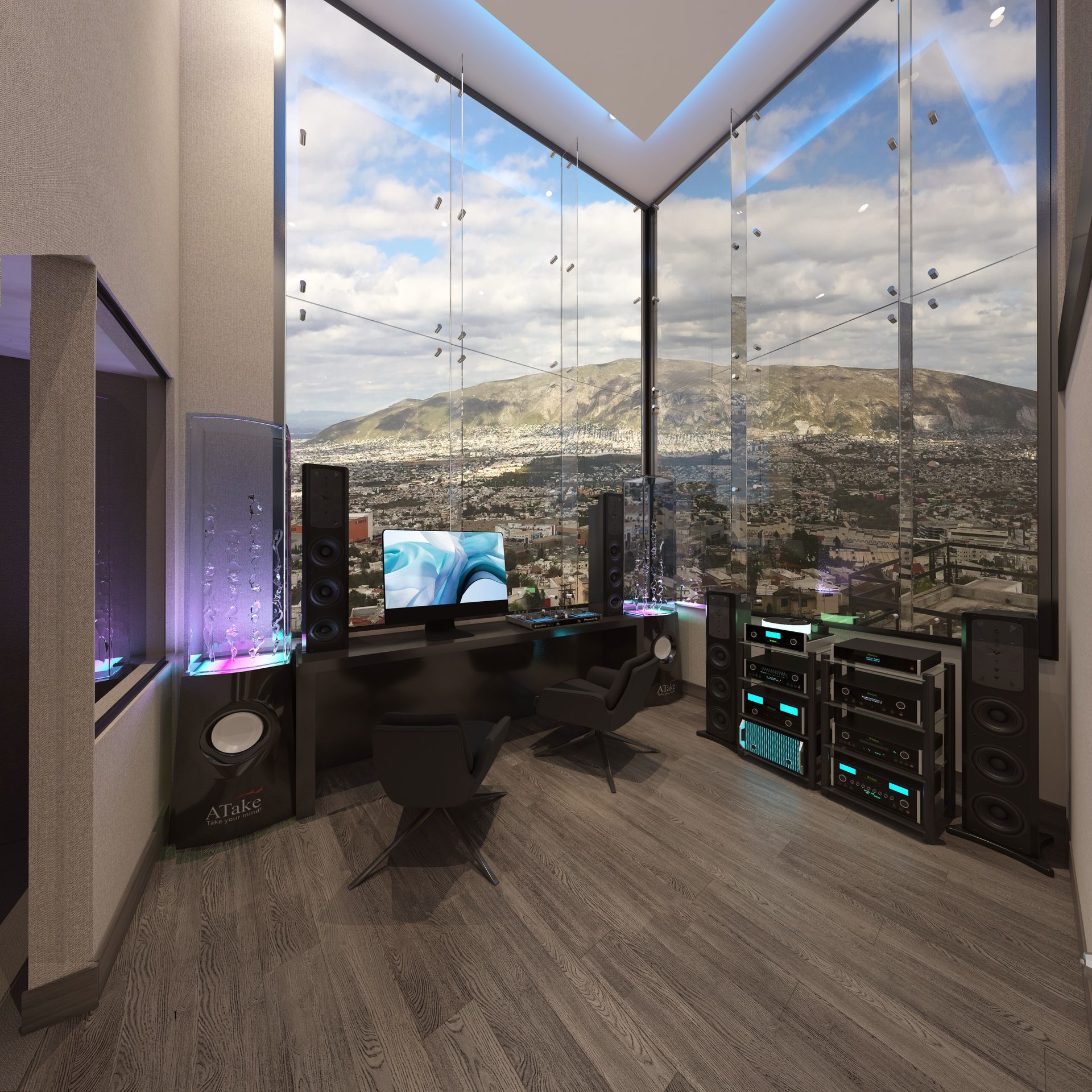 Estudio de música — Residencia del Valle