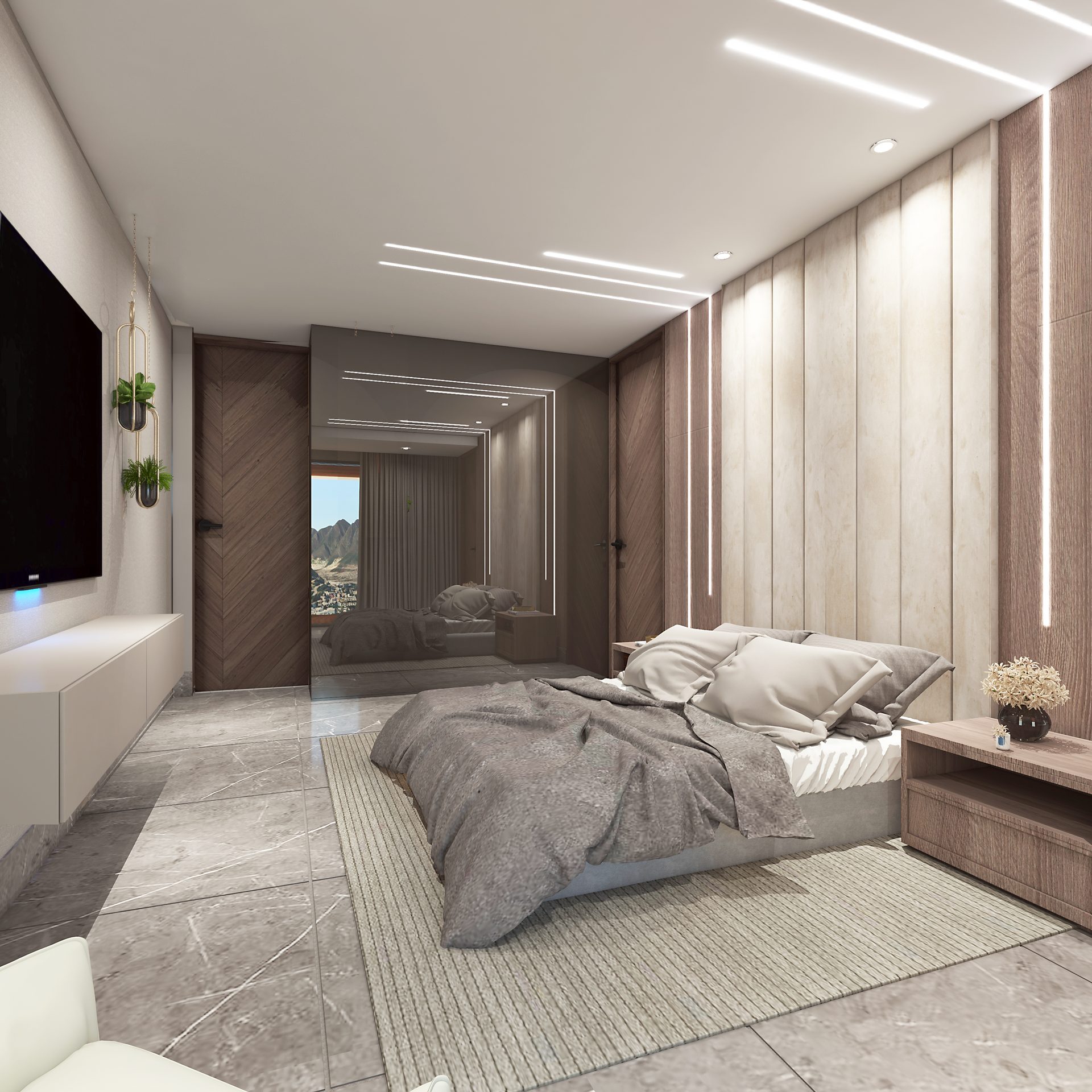 Recámara secundaria — Residencia del Valle