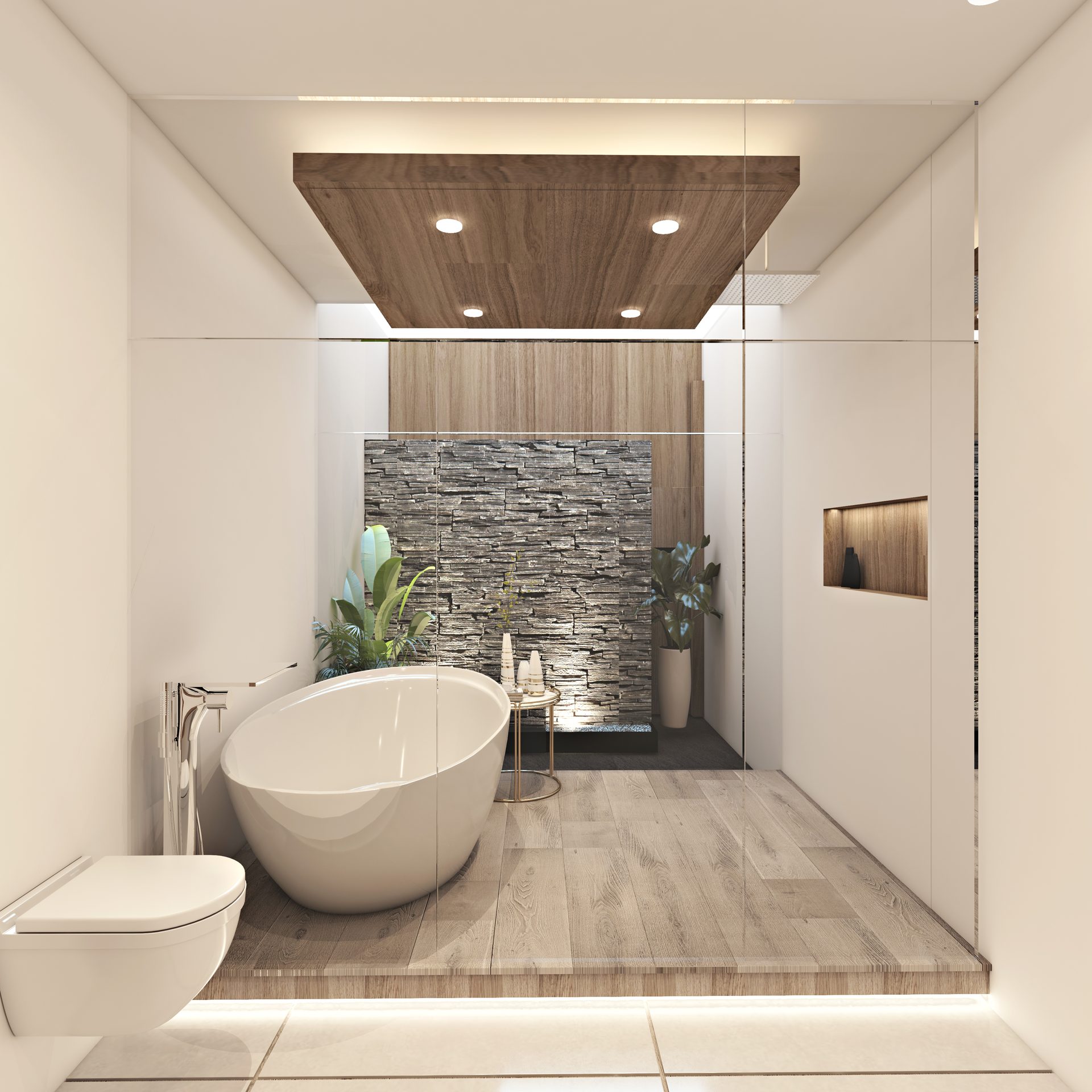 Baño principal — Residencia del Valle